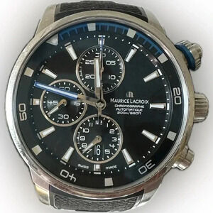 MAURICE LACROIX PONTOS S CHRONOGRAPH STAINLESS STEEL AUTOMATIC WATCH